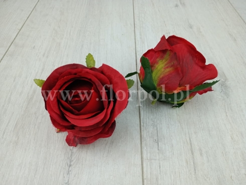 cieniowany pączek róży 12szt czerwony (T137-23-0608)