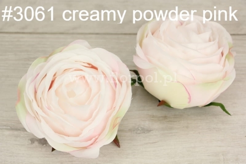 róża zwijana 12szt #3061 creamy powder pink (SUN564)