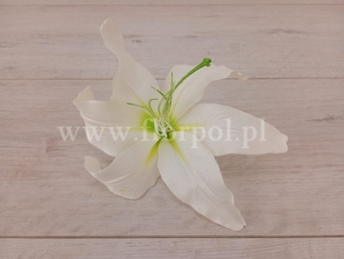 lilia wyrobowa 12szt ecru