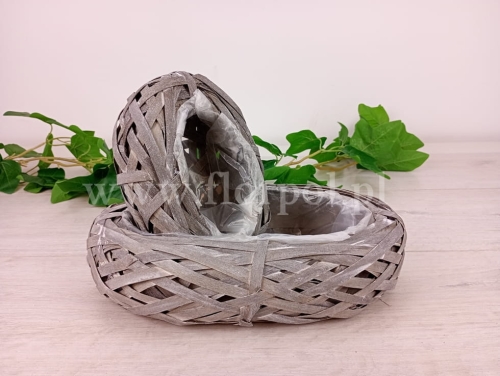 komplet osłonka spłaszczona owalna 20/30  2szt szary (CR1957-30)