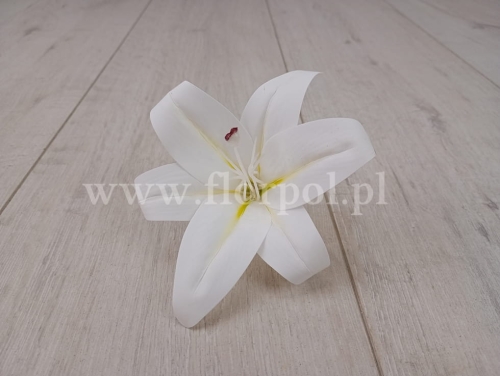 lilia wyrobowa  12szt ecru  KDG W226