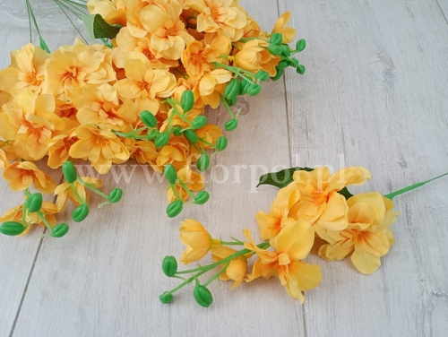 malwa - gałązka 12szt żółty (K651-m)