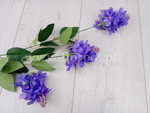 bez - gałązka 75cm 1szt fioletowo-niebieski (GK408-m)