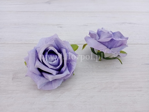 róża cieniowana wyrobowa 12szt pudrowy, blady fiolet (T137-23-0610)