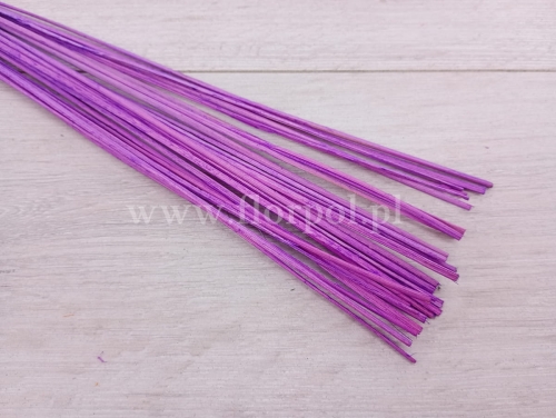 rattan płaski / paski / prasowany 1op fiolet