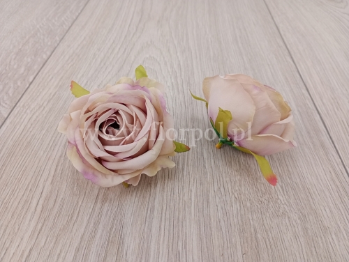 różyczka wyrobaowa - beza 12szt beż/lila/pistacja