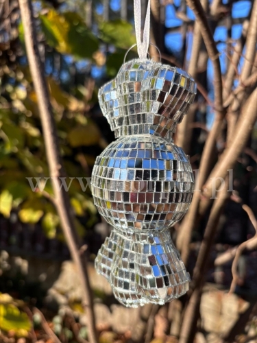 cukierek - lusterka 1szt srebrny (HJ-24-005)