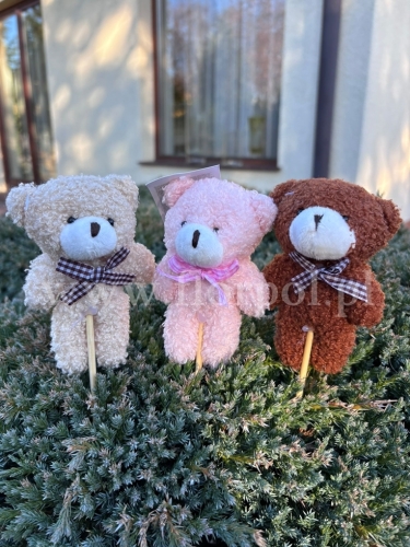 pluszowy miś na piku 12szt mix (H2504557)