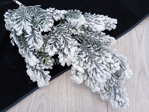 gałązka sosnowa śnieżona 3szt biały/zielony