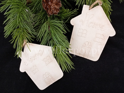 metalowy domek zawieszka 1szt krem (BNM-83-04463-25)