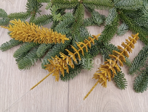 mini choinki na pikach 12szt złoty (BNPK-185-03178-24)