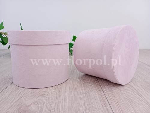 welurowy box walec 1kpl light purple (LUK-1)