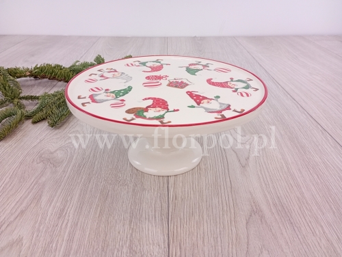 patera ceramiczna w elfy 1szt ecru/mix (*8192)