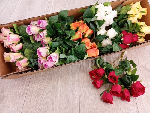 róża w bukiecie 1szt mix (HD010012)