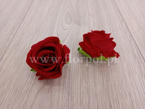 róża welurowa 12szt bordo (TD21014H)