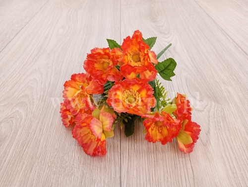 goździk w bukiecie 2szt pomarańcz/żółty (A23-9)