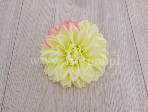 dalia - kwiat wyrobowy 1szt #11 lemon (Z2263)