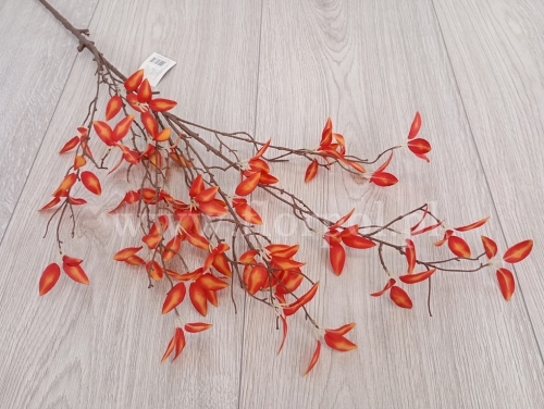 wysoka gałązka, drobne listki kolor 1szt pomarańcz (KWWS000241)