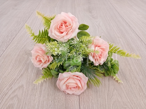 róża koper i zielne dodatki 1szt brzoskwinia (KWBUK000913)