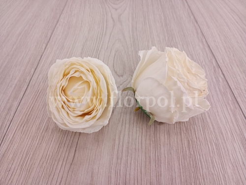 róża podpalana wyrobowa 24szt #1 cream (EV427)