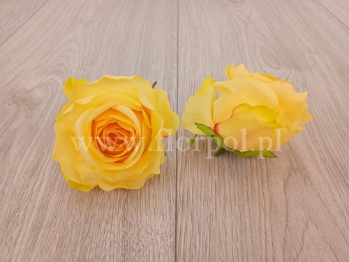 róża wyrobowa 12szt żółty (ROA)