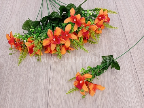 storczyk z paprotką - dodatek 12szt pomarańcz