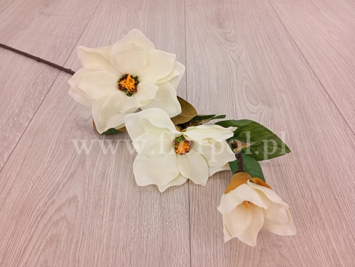 welurowa magnolia trójka - łodyga 1szt wanilia (FA0809)