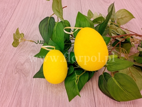 flokowana pisanka h10 2szt żółty (WI-178-00719-25)