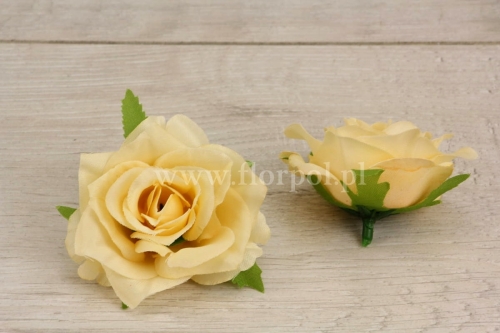 różyczka wyrobowa otwarta – mini 24szt słomkowy