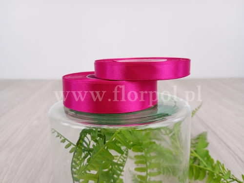wstążka atłasowa gładka 1szt #043int.róż