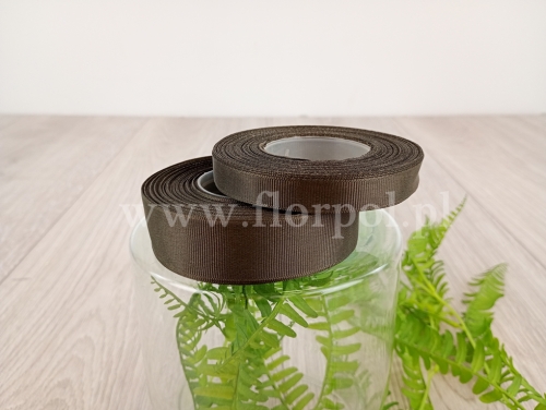 wstążka atłasowa Ryps 1szt #085C/5 brąz