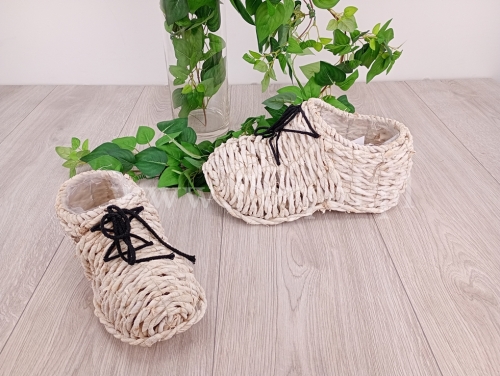 baza do kompozycji w kształcie buta - mniejsza  1szt ecru (CD-536) B1232026B