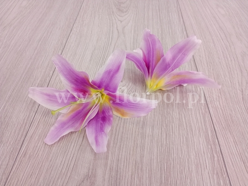 lilia wyrobowa 12szt fiolet