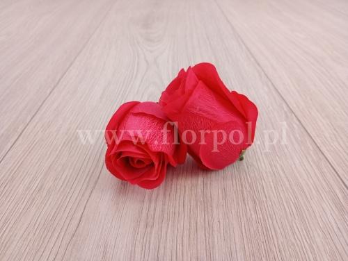 róża wysoki pączek - żyłkowanie 12szt czerwony (KDGK172)