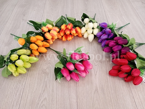 tulipan bukiet z dodatkirm - karton 36sztmix (HD200125)  932026a