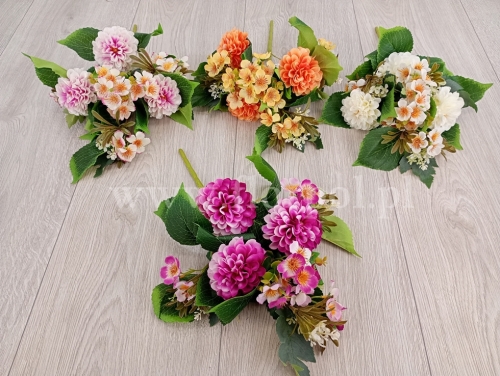 dalia i jabłoń - bukiet z dodatkami karton 12szt mix (LR2201149)  932026a