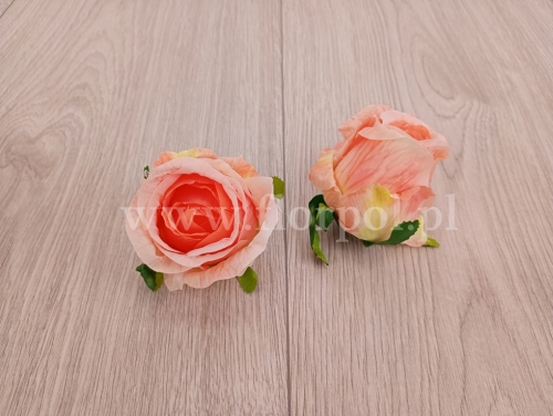 cieniowany pączek róży 12szt morela (T137-23-0608)