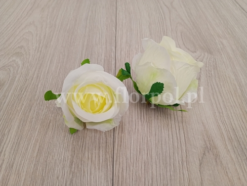 cieniowany pączek róży 12szt wanilia (T137-23-0608)