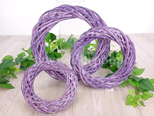 wianek z wikliny fi30 1szt bielona purpura(GD30) PN1632026C