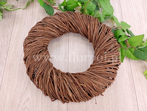 wianek skręcane gałązki fi50 brązowy (TRE25ND0349)