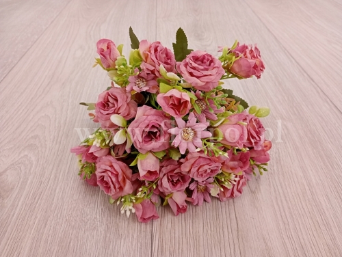 różyczka bukiet, stokrotka i eukaliptus - karton 12szt mix 2(T9-2)