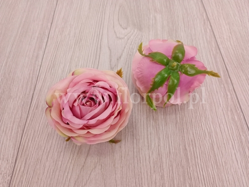 róża pełna - wyrobówka 12szt #2298 dirty pink (SUN891)