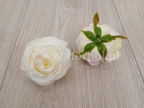 róża pełna - wyrobówka 12szt #3060 ecru (SUN891)