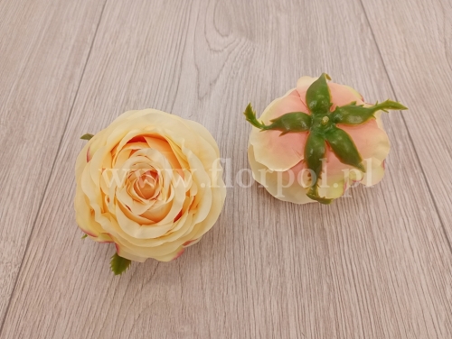 róża pełna - wyrobówka 12szt #1745 gold yellow (SUN891)