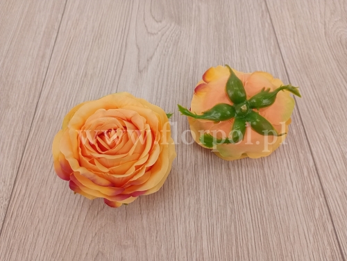 róża pełna - wyrobówka 12szt #24 lt.tea (SUN891)