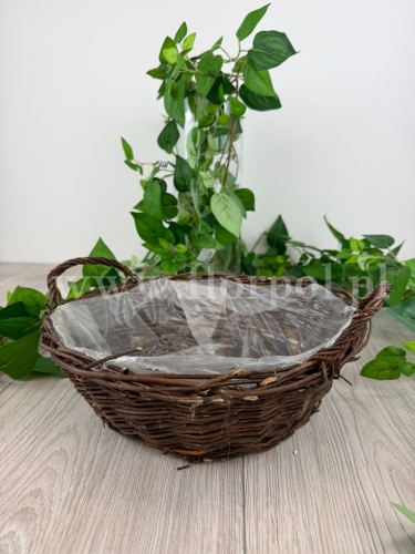 koszyczek okrągły 1szt brązowy (YD214065-35) PN2332026B