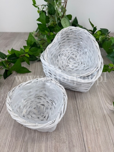 osłonka w kształcie serca kpl 3szt biały (JL-Q23-013)  PN2332026A