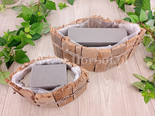 osonka drewniana wrzeciono - cemenciak mniejszy  1szt bielony