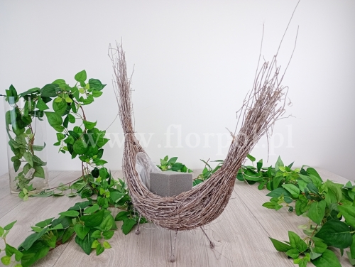 baza - leżący księżyc  - cemenciak 1szt bielony