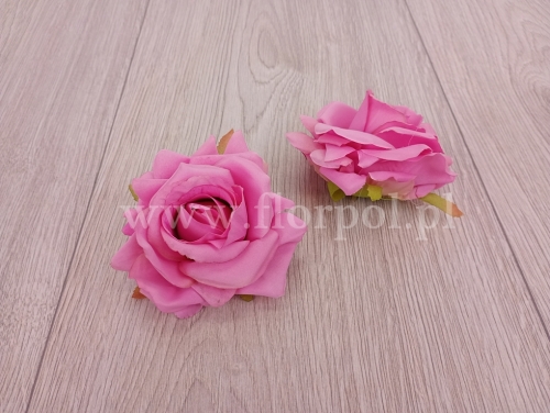 róża kretonowa - wyrobówka 6szt pastelowy róż (FJ068)